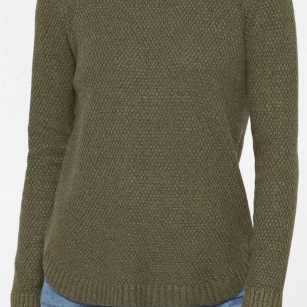 Pink Clover Forest Green Crew Neck Sweater
